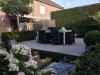 Aanleg vijver en terras in Deerlijk